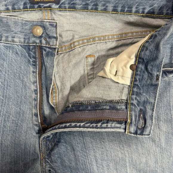 Polo Ralph Lauren Varick Slim Straight Jeans Mens 36x29* Blue Denim - Picture 6 of 12